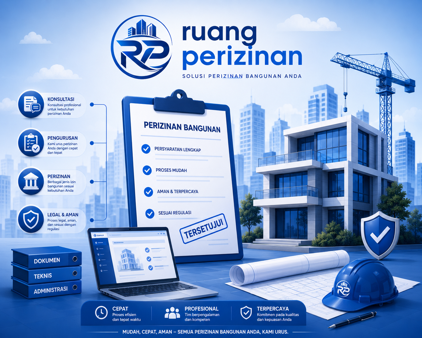 Berkontribusi dalam menciptakan pembangunan yang tertib dan sesuai regulasi.